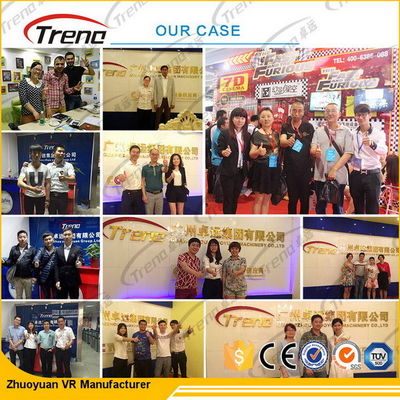 Realtà virtuale del cinema di effetti speciali 5d che guida simulatore per il parco a tema