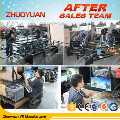 Cinema idraulico/elettronico del simulatore di giro di moto del sistema 7d 7d con la sedia di moto 4d