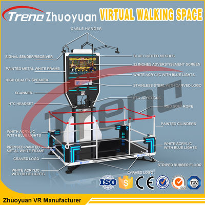 Singolo giocatore di camminata della piattaforma 360° di realtà virtuale dello spazio infinito di VR per il centro del centro commerciale
