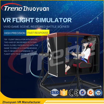 Dimensioni dello schermo a 50 pollici del giocatore del gioco uno di Flight Simulator di realtà virtuale del supermercato