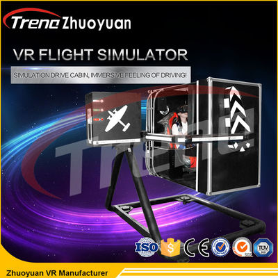 Dimensioni dello schermo a 50 pollici del giocatore del gioco uno di Flight Simulator di realtà virtuale del supermercato