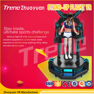 Movimento eccitante di volo della cabina di pilotaggio della macchina di Funning VR Flight Simulator di divertimento di CA 220V