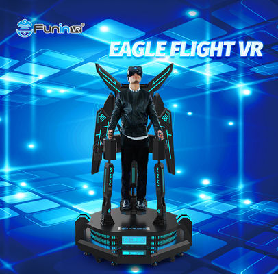 0.8kw Stand Up Flight VR Simulator Ultimate Platform Alta velocità di movimento