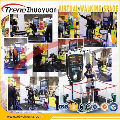 Cinema di azione dei giochi 9D della fucilazione del nero della passeggiata dello spazio di realtà virtuale della cuffia avricolare VR di VR HTC
