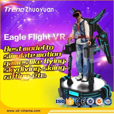 cinema Eagle Flight Simulator di 0.5KW 9D VR con i giochi di Interactice e le pistole della fucilazione