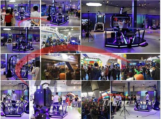 Cinema di azione dei giochi 9D della fucilazione del nero della passeggiata dello spazio di realtà virtuale di HTC VIVE