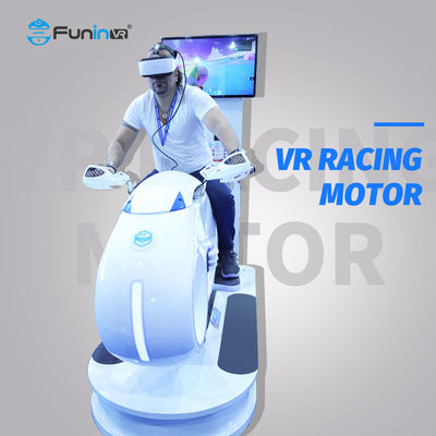 Simulatore 9D VR Racing Moto con suono surround HD e movimento a 360 gradi