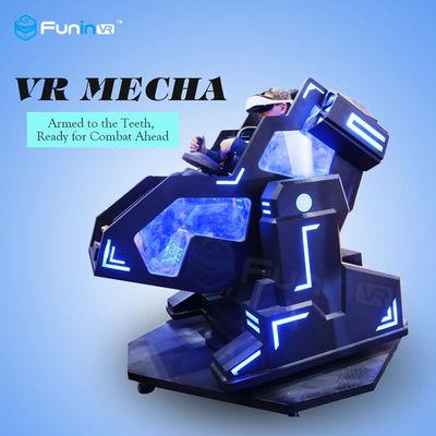 Una macchina di videogioco arcade di stile di mecha del giocatore con il cinema di cuoio di realtà virtuale Seat/9D di moto