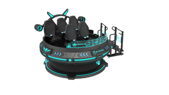 Intrattenimento schermo da 55 pollici sedia VR 9D AC220V 5 posti