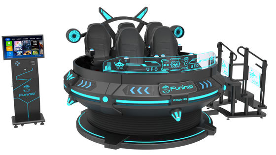 Intrattenimento schermo da 55 pollici sedia VR 9D AC220V 5 posti