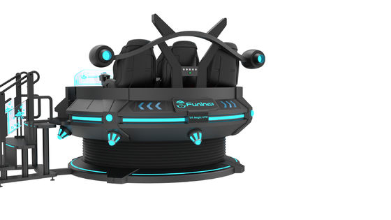 Intrattenimento schermo da 55 pollici sedia VR 9D AC220V 5 posti