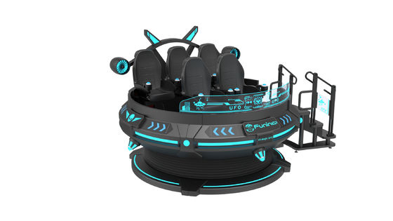 Intrattenimento schermo da 55 pollici sedia VR 9D AC220V 5 posti