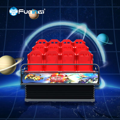 Teatro cinematografico 5D su misura con 9-48 posti e sistema di alimentazione elettrica