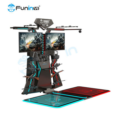 Vivi l'emozione di 9D Walker Shooting Simulator con audio surround e headset VR