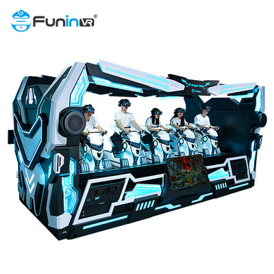 Intrattenimento 9D VR Dragon Rider Simulatore a 5 posti su piattaforma a tema estremo dinamico