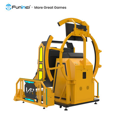 Upgrade Your Entertainment Business with 360° Double Flight 9D VR Simulator 40 Inches Display Screen Size Dynamic Platform