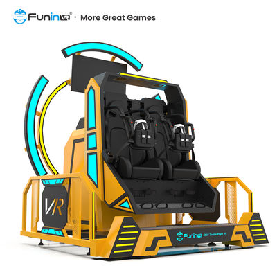 Simulatore di volo VR con rotazione a 360° Macchina da gioco arcade VR sulle montagne russe immersive