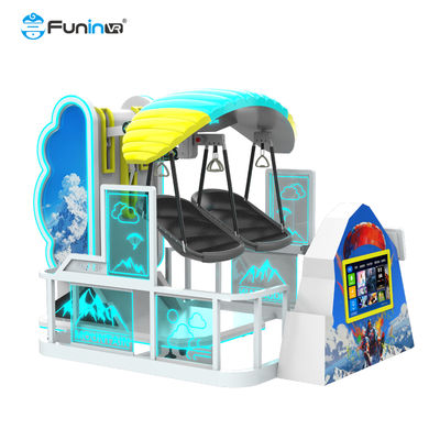 Simulatore di movimento 9D VR Skydive a 6 posti Funin Vr Motion Control con effetti vento e acqua per due giocatori