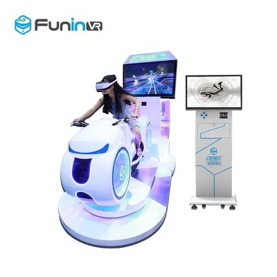 Occhio - simulatore/motociclo di guida di veicoli di aspetto del fermo VR che corre macchina