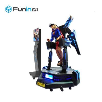 macchina volante del gioco del simulatore 2.0kw+200 chilogrammo VR 360 del cinema di volo di 1260*1260*2450mm 9D VR Eagle per il parco di divertimenti