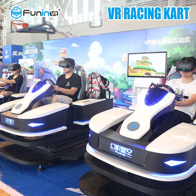 Go-kart del parco di divertimenti del sistema di spettacolo dell'automobile del simulatore di realtà virtuale della lamiera sottile 9D