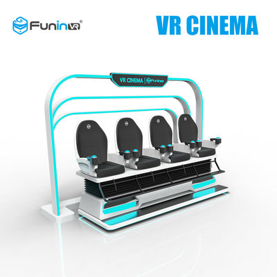 3KW 4 simulatore di realtà virtuale dei giocatori 9D con il sistema elettrico di moto per gli adolescenti