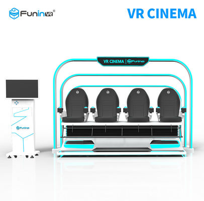 Simulatore con diversi giocatori di realtà virtuale 9D per 6-65 anni