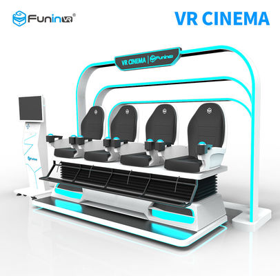 Simulatore con diversi giocatori di realtà virtuale 9D per 6-65 anni