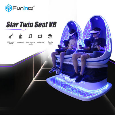 Simulatore interattivo di realtà virtuale della cabina 9D per l'aeroporto, club