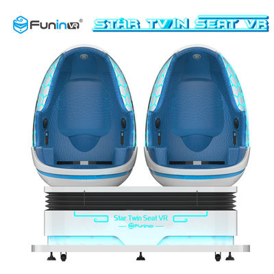 Simulatore di moto del cinema 360 dell'uovo di ISO9001 1 Seat 9D VR per gli anni 4+