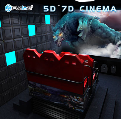 Pistola di 6 DOF che spara il cinema stereo del simulatore 7D con il gancio 2.25KW di 3D VR