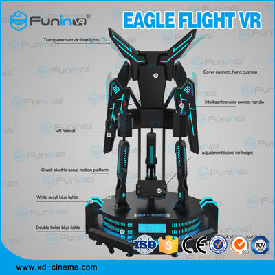 Tipo macchina del cinema della garanzia 9D Vr di mesi Zhuoyuan-12 del gioco di volo VR di Funinvr 9D Vr Eagle