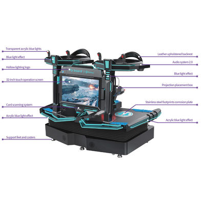 Integrante stia sulla realtà virtuale il simulatore/9D Flight Simulator di volo VR