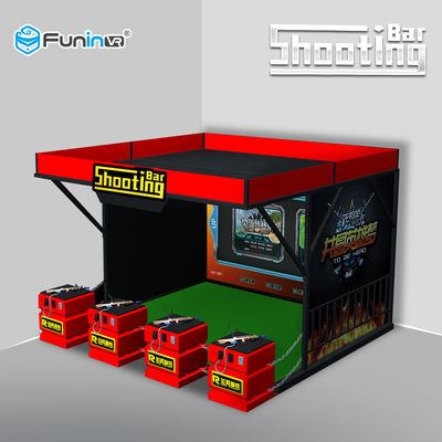 Giocatori reali dell'eroe 4 di caccia della fucilazione di senso della macchina del gioco della fucilazione dello schermo del proiettore