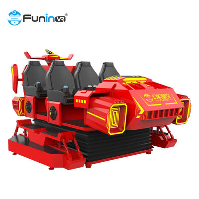 Il buio con diversi giocatori del vr di realtà virtuale guasta i sedili della macchina 6 del gioco che corrono il simulatore di 9d VR