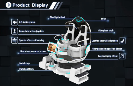 Cinema di simulador del gioco 9d di divertimento dei sedili 200kg VR di vetro 2 del vr 3d di prezzo franco fabbrica 9d del cinema di realtà virtuale VR 9D