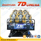 Simulatore con diversi giocatori del cinema 7D con lo schermo del metallo della lega di alluminio
