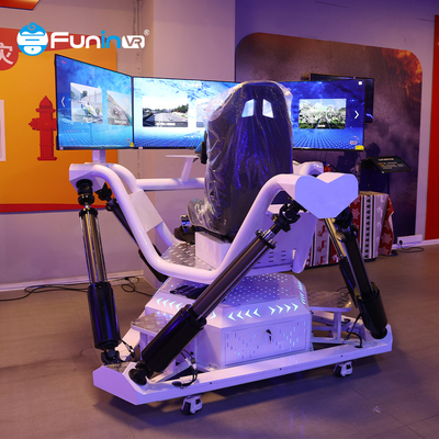 Simulatore commerciale di realtà virtuale 9D che corre il simulatore Arcade Game Chair del motociclo di F1 Seat