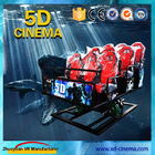 7 attrezzatura del cinema di realtà virtuale 5D della neve di DOF dei giochi 6 della fucilazione di PCS 7D con piattaforma idraulica/elettrica