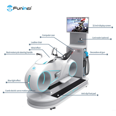 Simulatore 9D VR Racing Moto con 4,8KW di potenza e 92 varietà di giochi