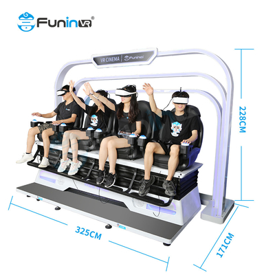 Intrattenimento Simulatore di realtà virtuale 9D Suono circondante Basso mantenimento 220V