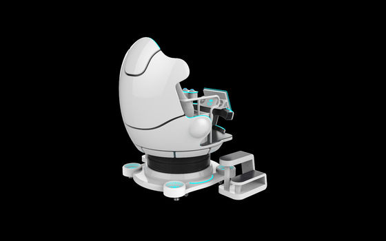 Capacità di peso di 610 kg 9D VR Chair con esperienza VR immersiva e joystick controller
