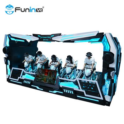 Vivi il futuro dell'intrattenimento con Dragon Rider 5 Seats Simulator in 9D VR su Dynamic Extreme Theme Platform