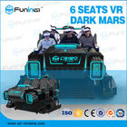 il simulatore 6 del cinema di 220V 9D VR mette la macchina a sedere dell'automobile di VR per il centro commerciale