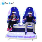 I sedili blu e bianchi della macchina 2 della galleria di Seat del gemello della sedia dell'uovo di VR 9D per i bambini parcheggiano