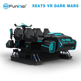 Il buio con diversi giocatori del vr di realtà virtuale guasta i sedili della macchina 6 del gioco che corrono il simulatore di 9d VR