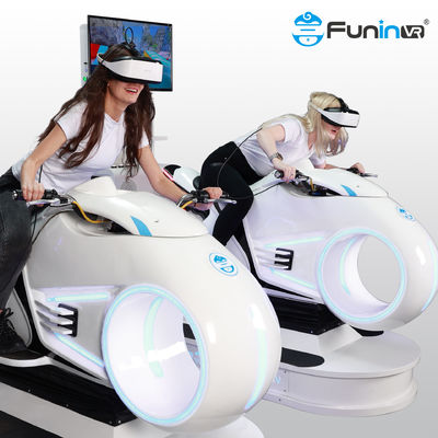 Simulatore Arcade Machine Interactive VR di grado 9D VR Moto di moto 360 di giro VR del parco di divertimenti