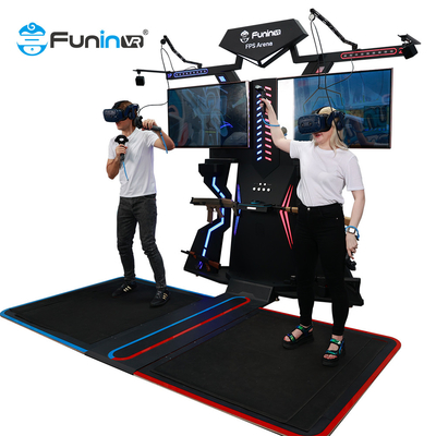 Gioco di musica dell'arena di VR FPS che sta sparante 2 videogiochi arcade di realtà virtuale dei giocatori da vendere
