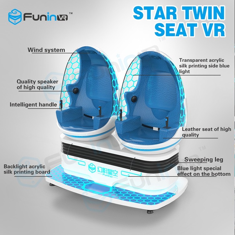 simulatore virtuale di moto del cinema dei sedili 9D VR di 220V Realidad 6 12 mesi di garanzia