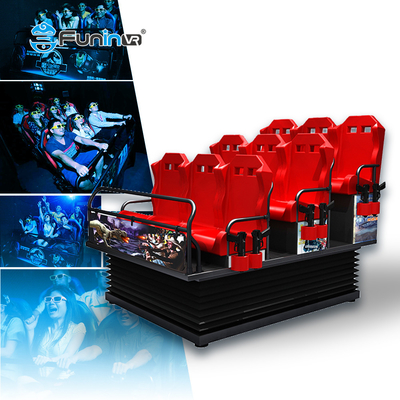 attrezzatura commerciale dell'interno del cinema del simulatore 5D dello schermo 3D per il parco di divertimenti